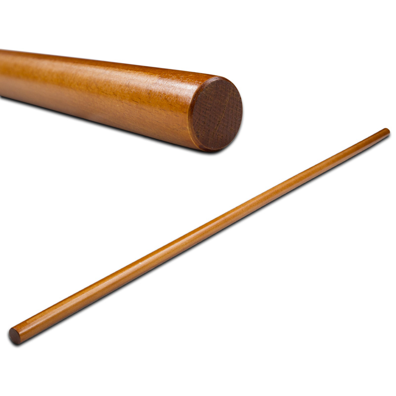 Bo/Staff 72" x 30mm Red Beech Wood Straight Giri Martial Arts Supplies