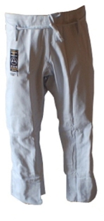 Warrior White Pro Label BJJ Pants