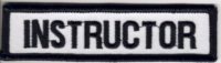Instructor Badge (Black and White)
