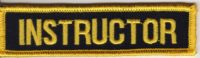 Instructor Badge (Black and Yellow