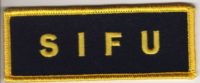 Sifu Badge (Black and Yellow)