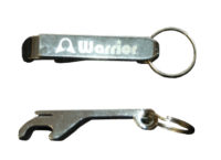 Warrior Aluminum Bottle Opener Key Ring