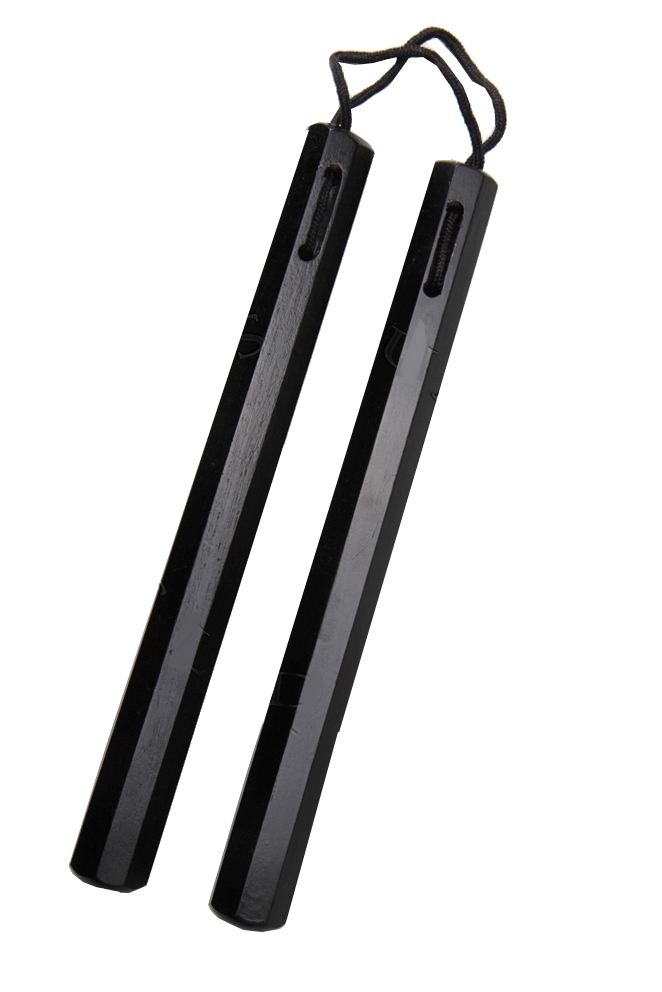 Nunchaku Octagonal with Rope 14" Giri Martial Arts Supplies