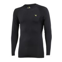 GDMS1382 Mens Diadora Long Sleeve Tee Black Compression