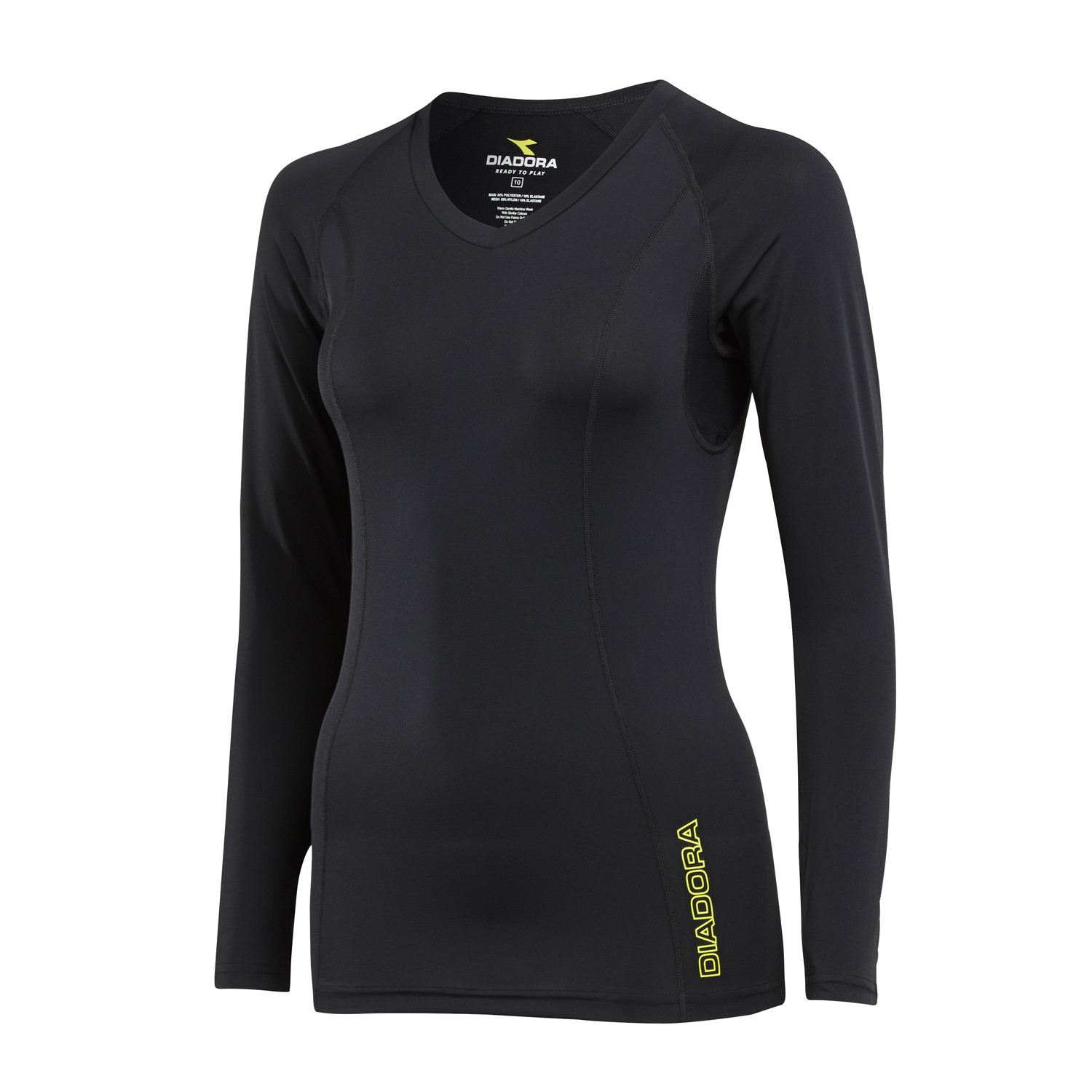 Diadora Womens Compression Long Sleeve Tee - Giri Martial Arts Supplies