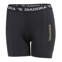 GDWS1391 Womens Diadora Compression Short Black