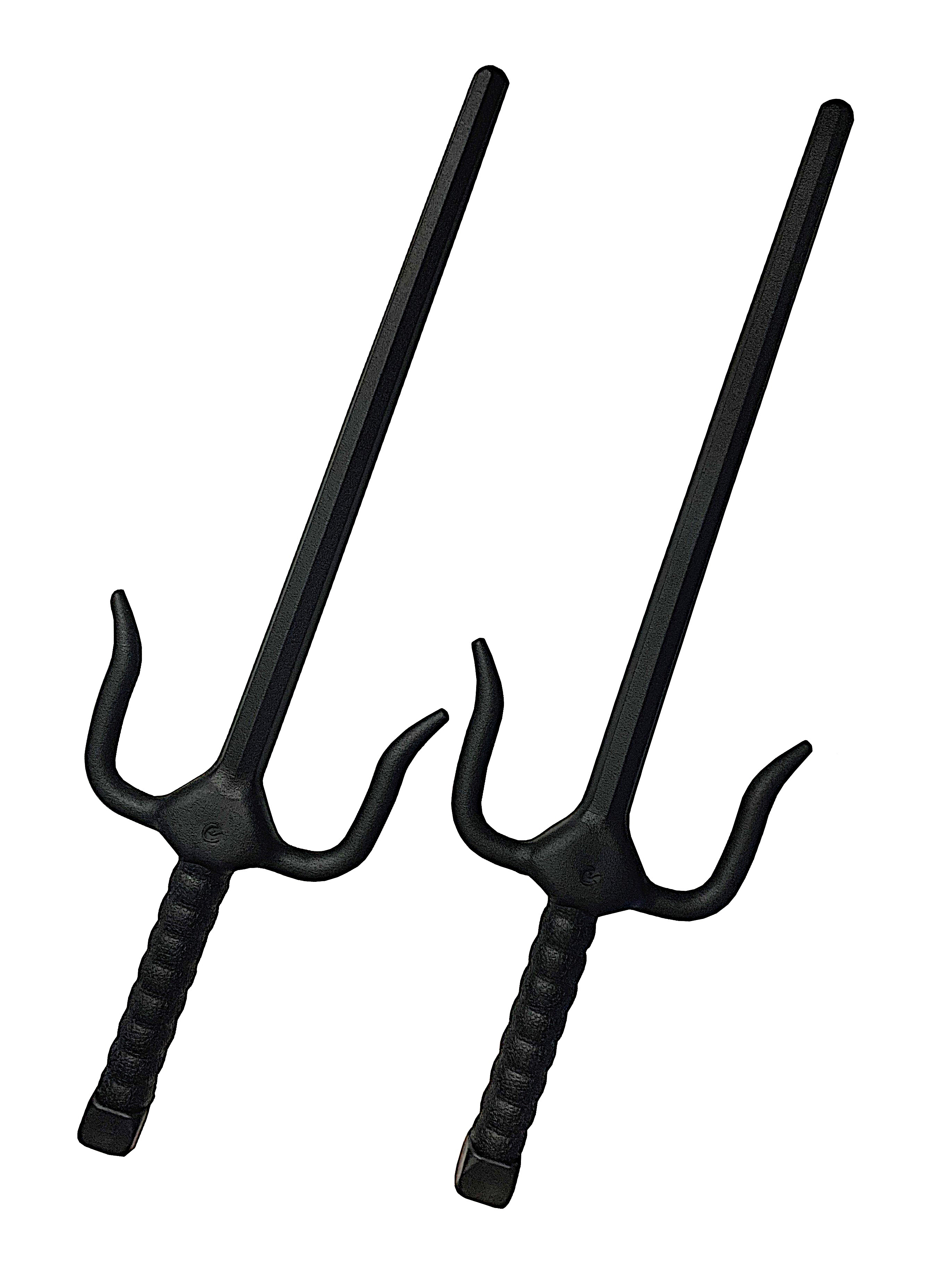 Sai Plastic Black 19.5" Giri Martial Arts Supplies