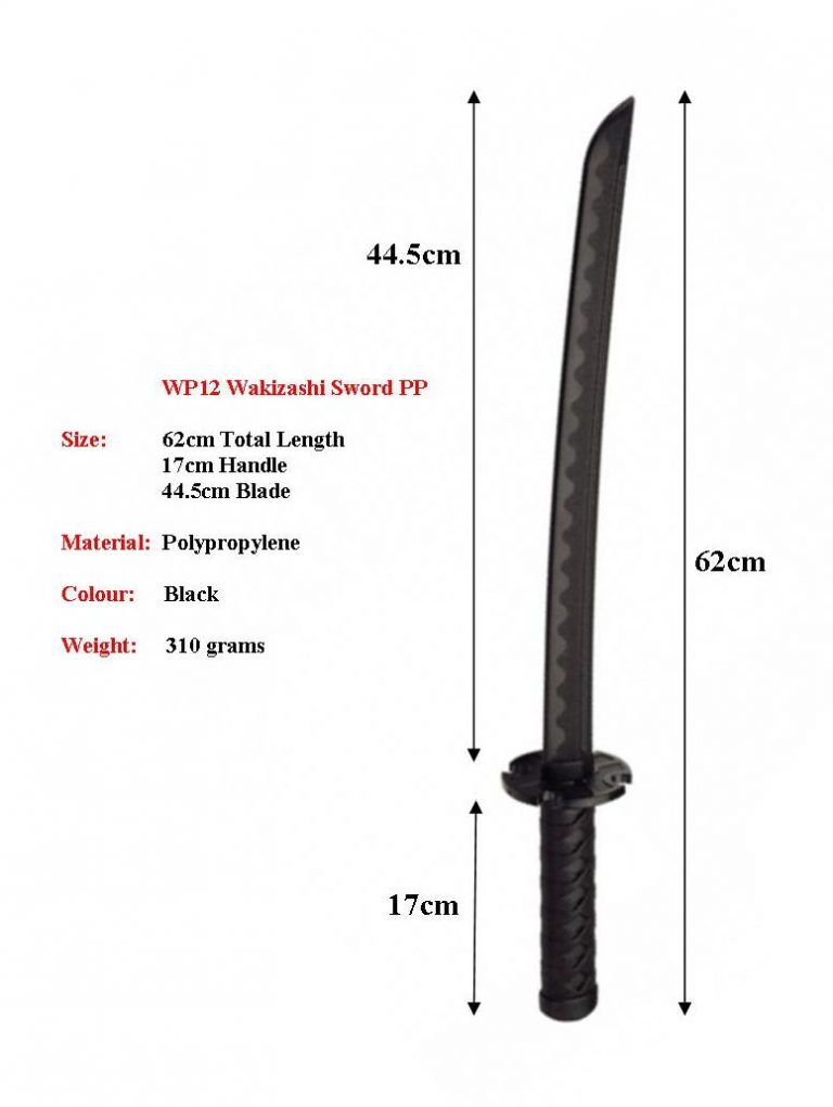 Wakizashi Sword 62cm PP - Giri Martial Arts Supplies