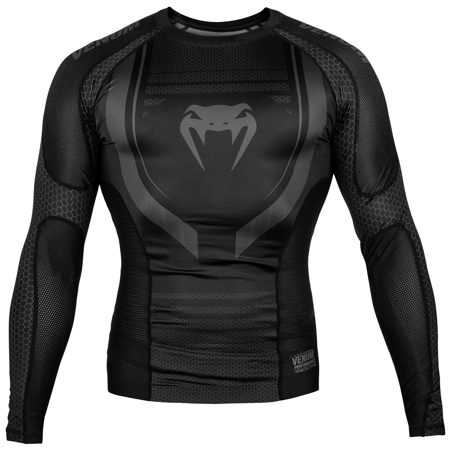 Venum Technical 2.0 Rashguard Long Sleeves Black/Black Giri