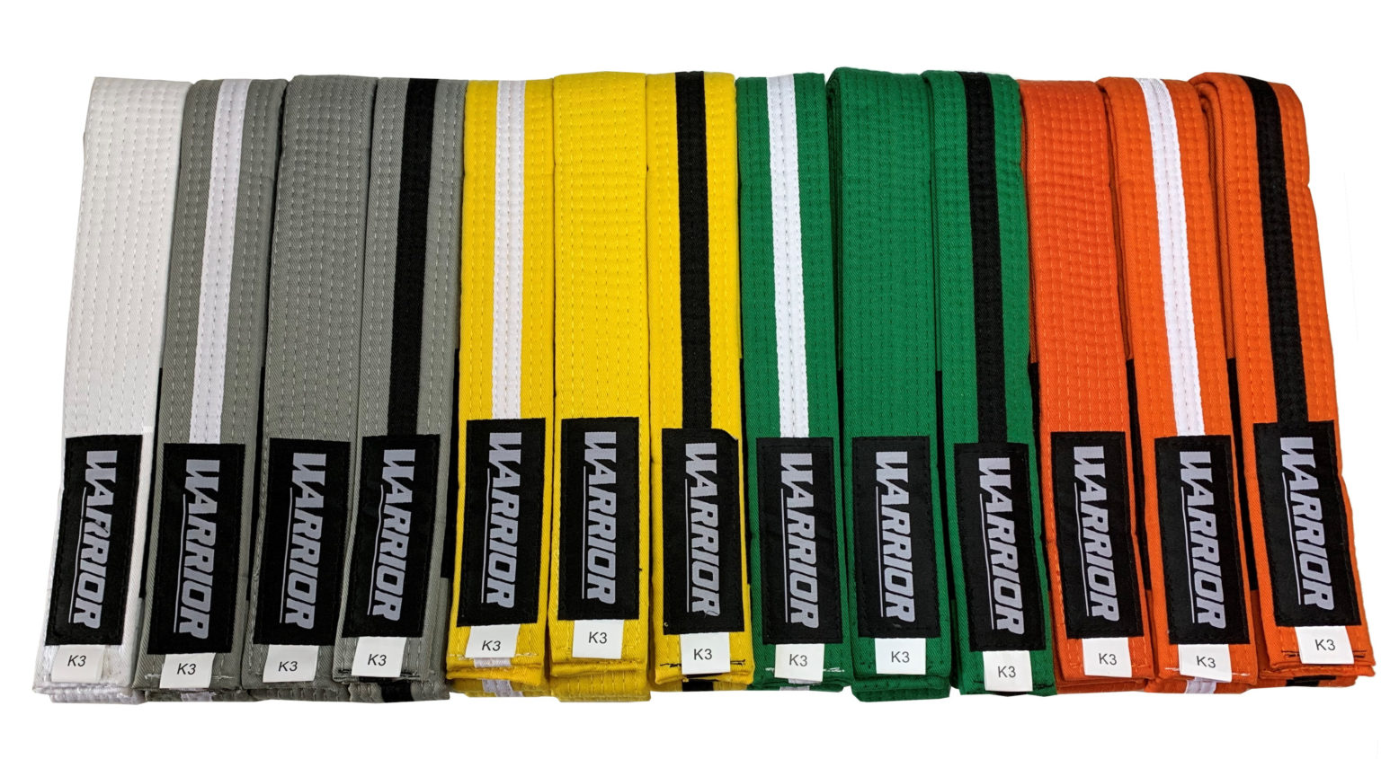 Warrior Kids IBJJF BJJ Rank Belts Giri Martial Arts Supplies