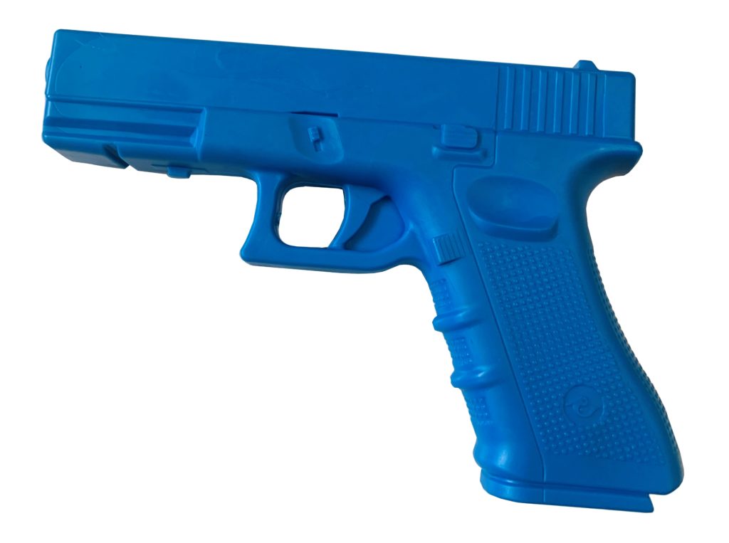 Blue Rubber Glock Training Gun Giri Martial Arts Supplies