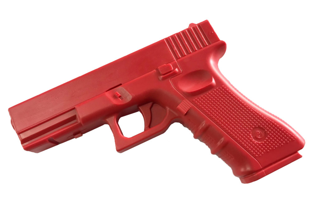 Red Rubber Glock Training Gun Giri Martial Arts Supplies