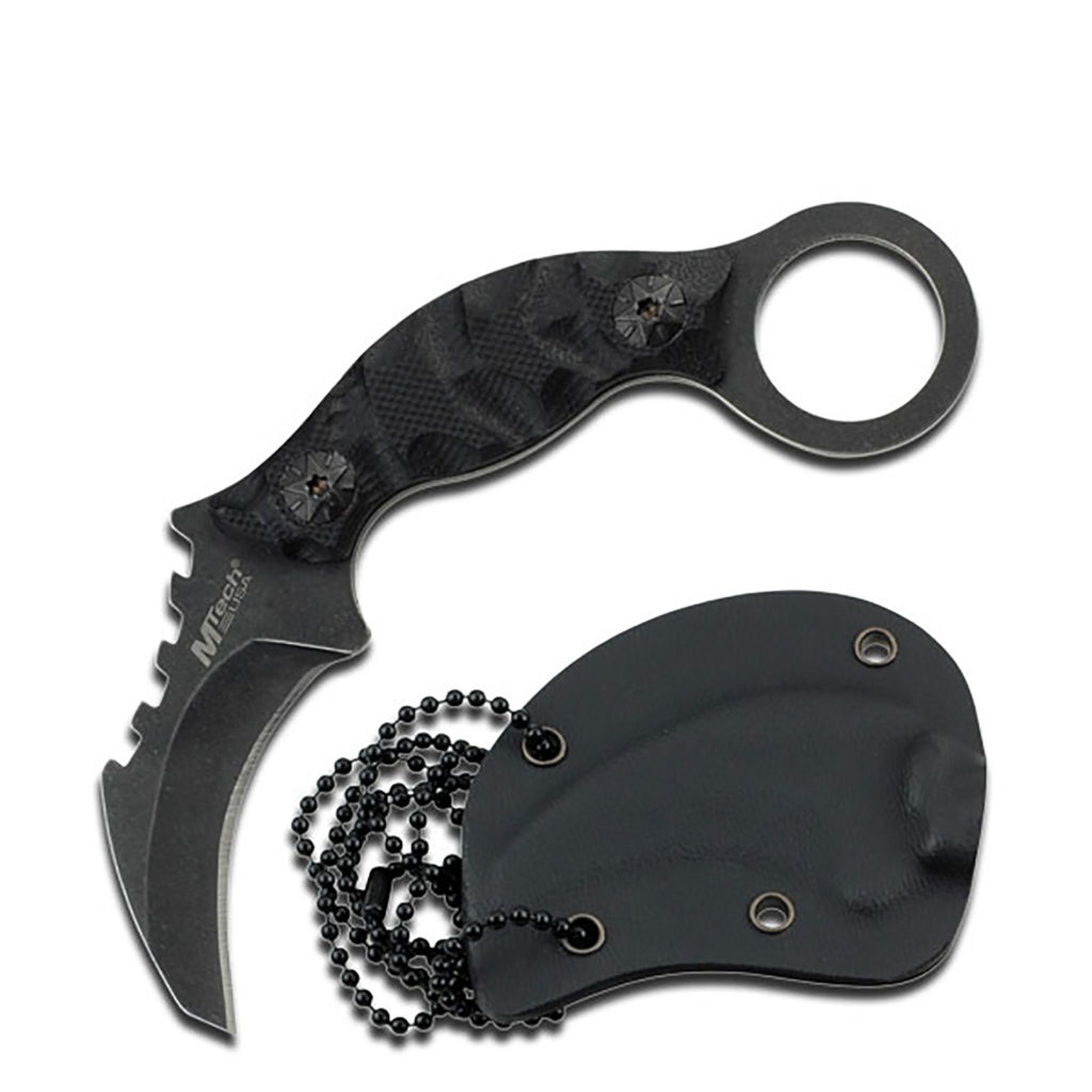 MTech USA Karambit Fixed Blade 4.25″ Knife Giri Martial Arts Supplies