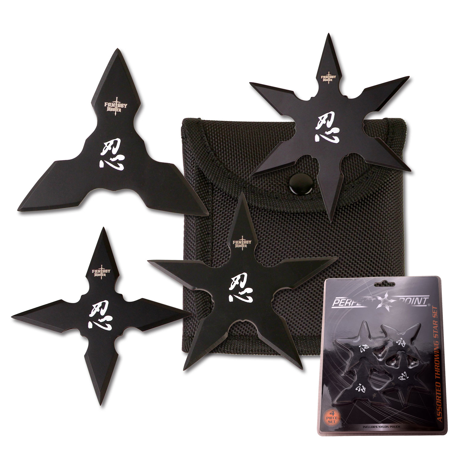 Fantasy Master Ninja 3.25" Throwing Star Set Giri Martial Arts Supplies