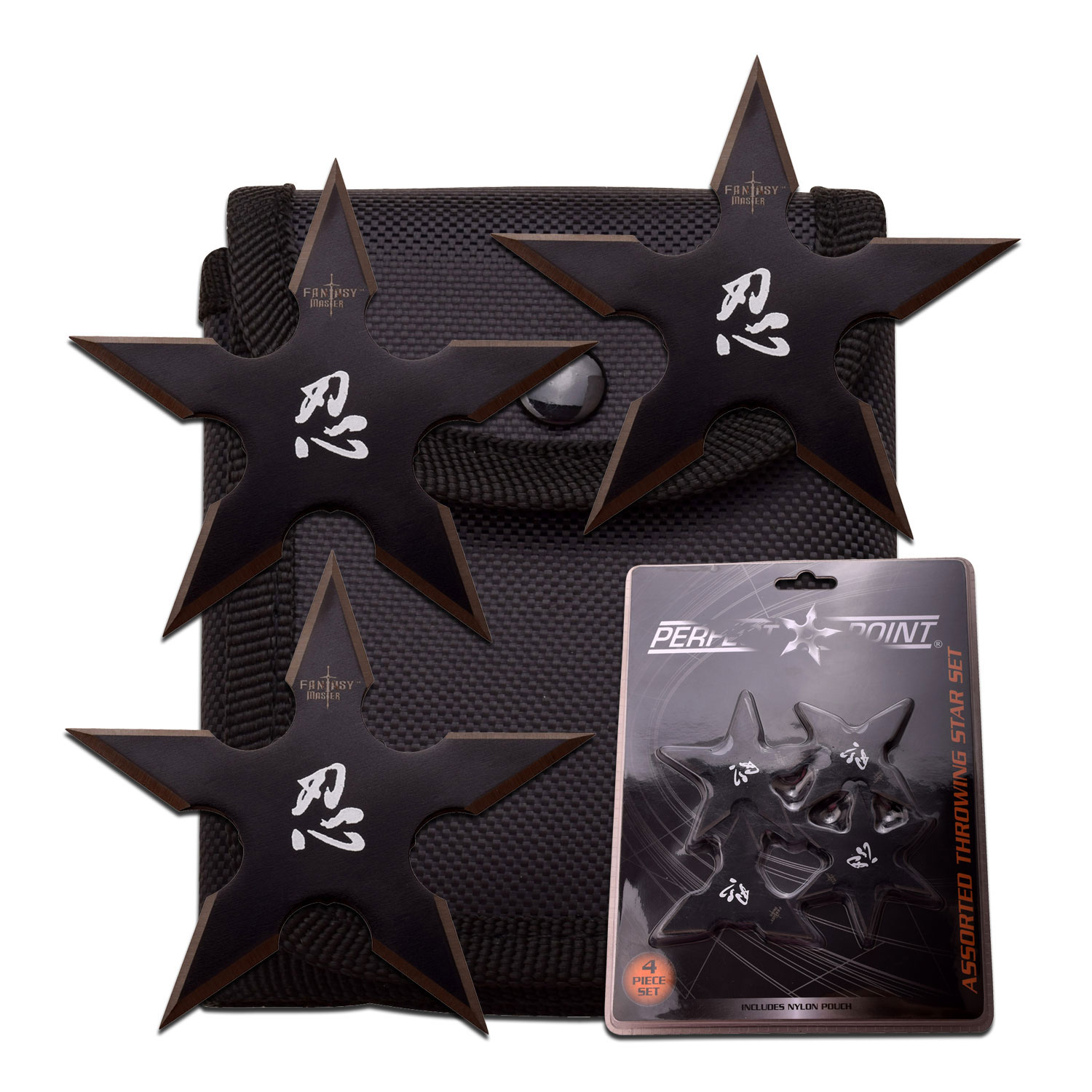 Fantasy Master Ninja 3.25" Throwing Star Set Giri Martial Arts Supplies
