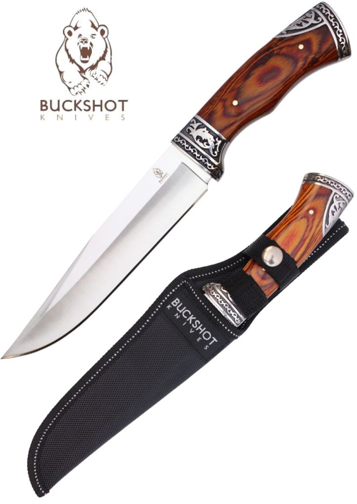 Buckshot 12″ Bowie Style Tactical Fixed Blade Knife Giri Martial Arts
